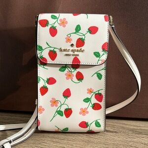 Kate Spade Strawberry North South Crossbody NWOT